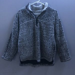 Eloide Sherpa Zip Fleece Pullover